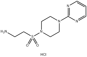 {2-[(4-Pyrimidin-2-ylpiperazin-1-yl)sulfonyl]-ethyl}amine hydrochloride Struktur