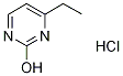 4-Ethylpyrimidin-2-ol hydrochloride Struktur