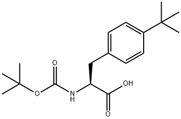 BOC-DL-4-tert-butyl-PHE Struktur