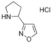 3-Pyrrolidin-2-ylisoxazole hydrochloride Struktur