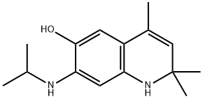 7-(Isopropylamino)-2,2,4-trimethyl-1,2-dihydroquinolin-6-ol Struktur