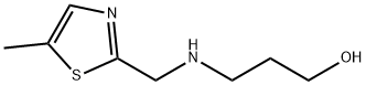 3-{[(5-Methyl-1,3-thiazol-2-yl)methyl]-amino}propan-1-ol dihydrochloride Struktur