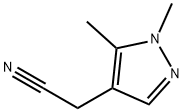 (1,5-Dimethyl-1H-pyrazol-4-yl)acetonitrile Struktur