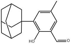 3-(1-Adamantyl)-2-hydroxy-5-methylbenzaldehyde Struktur