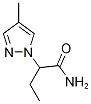 2-(4-Methyl-1H-pyrazol-1-yl)butanamide Struktur