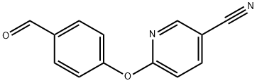 6-(4-Formylphenoxy)nicotinonitrile Struktur