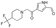 4-{[4-(Trifluoromethyl)piperidin-1-yl]acetyl}-1H-pyrrole-2-carboxaldehyde Struktur