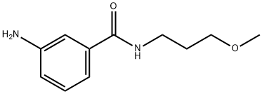 3-AMINO-N-(3-METHOXYPROPYL)BENZAMIDE Struktur