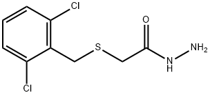 2-[(2,6-DICHLOROBENZYL)THIO]ACETOHYDRAZIDE Struktur