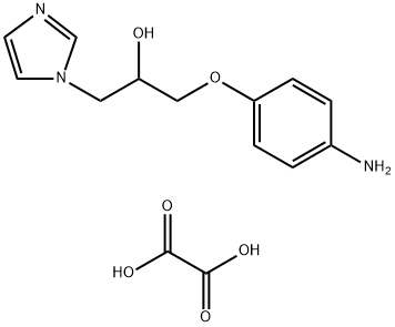 1-(4-AMINO-PHENOXY)-3-IMIDAZOL-1-YL-PROPAN-2-OLDIOXALATE Struktur