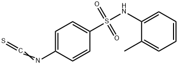 4-ISOTHIOCYANATO-N-(2-METHYLPHENYL)BENZENESULFONAMIDE Struktur