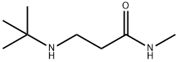 3-(TERT-BUTYLAMINO)-N-METHYLPROPANAMIDE Struktur