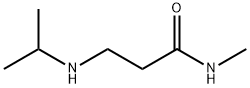 3-(ISOPROPYLAMINO)-N-METHYLPROPANAMIDE Struktur