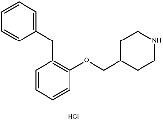 4-[(2-BENZYLPHENOXY)METHYL]PIPERIDINEHYDROCHLORIDE Struktur