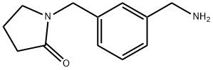 1-[3-(aminomethyl)benzyl]pyrrolidin-2-one Struktur