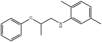 2,5-Dimethyl-N-(2-phenoxypropyl)aniline Struktur