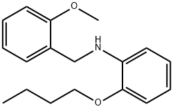 2-Butoxy-N-(2-methoxybenzyl)aniline Struktur