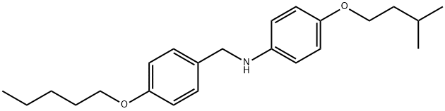 4-(Isopentyloxy)-N-[4-(pentyloxy)benzyl]aniline Struktur