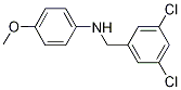 N-(3,5-Dichlorobenzyl)-4-methoxyaniline Struktur