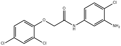 N-(3-Amino-4-chlorophenyl)-2-(2,4-dichlorophenoxy)acetamide Struktur