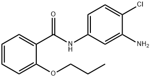 N-(3-Amino-4-chlorophenyl)-2-propoxybenzamide Struktur