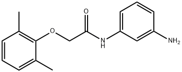 N-(3-Aminophenyl)-2-(2,6-dimethylphenoxy)acetamide Struktur