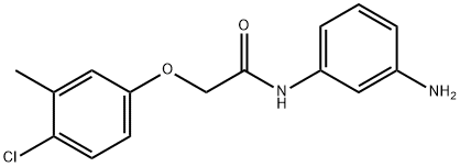 N-(3-Aminophenyl)-2-(4-chloro-3-methylphenoxy)-acetamide Struktur