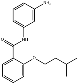 N-(3-Aminophenyl)-2-(isopentyloxy)benzamide Struktur