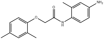 N-(4-Amino-2-methylphenyl)-2-(2,4-dimethylphenoxy)acetamide Struktur