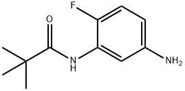 N-(5-Amino-2-fluorophenyl)-2,2-dimethylpropanamide Struktur