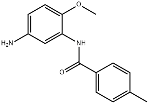 N-(5-Amino-2-methoxyphenyl)-4-methylbenzamide Struktur