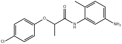 N-(5-Amino-2-methylphenyl)-2-(4-chlorophenoxy)-propanamide Struktur