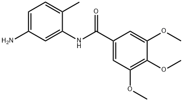 N-(5-Amino-2-methylphenyl)-3,4,5-trimethoxybenzamide Struktur