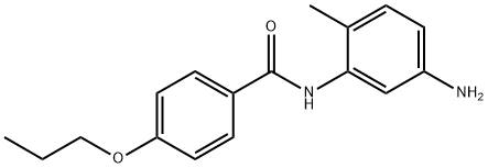 N-(5-Amino-2-methylphenyl)-4-propoxybenzamide Struktur