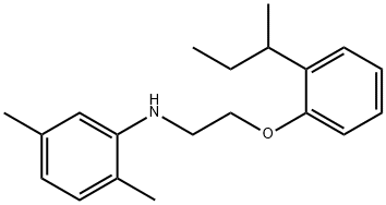 N-{2-[2-(sec-Butyl)phenoxy]ethyl}-2,5-dimethylaniline Struktur