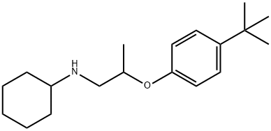 N-{2-[4-(tert-Butyl)phenoxy]propyl}cyclohexanamine Struktur