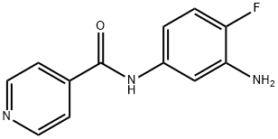 N-(3-amino-4-fluorophenyl)isonicotinamide Struktur