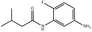 N-(5-amino-2-fluorophenyl)-3-methylbutanamide Struktur