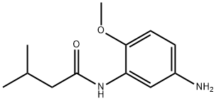 N-(5-amino-2-methoxyphenyl)-3-methylbutanamide Struktur