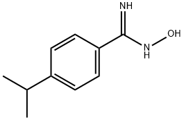 N'-hydroxy-4-isopropylbenzenecarboximidamide Struktur