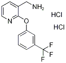 {2-[3-(trifluoromethyl)phenoxy]pyridin-3-yl}methylamine dihydrochloride Struktur