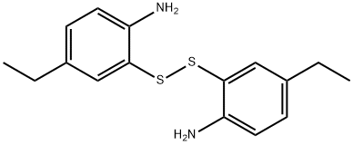 2-[(2-amino-5-ethylphenyl)dithio]-4-ethylaniline Struktur