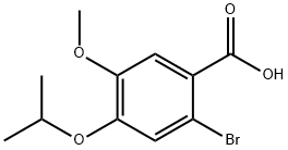 2-bromo-4-isopropoxy-5-methoxybenzoic acid Struktur