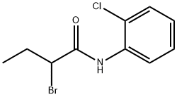 2-bromo-N-(2-chlorophenyl)butanamide Struktur