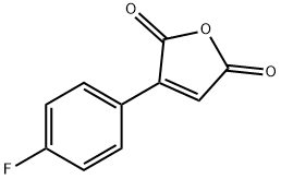 3-(4-fluorophenyl)furan-2,5-dione Struktur