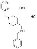 N-benzyl-N-[(1-benzylpiperidin-4-yl)methyl]amine dihydrochloride Struktur