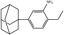 [5-(1-adamantyl)-2-ethylphenyl]amine Struktur