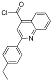 2-(4-ethylphenyl)quinoline-4-carbonyl chloride Struktur