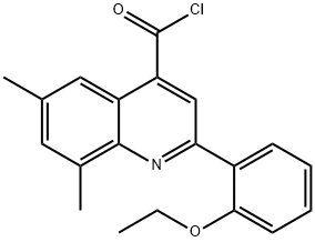 2-(2-ethoxyphenyl)-6,8-dimethylquinoline-4-carbonyl chloride Struktur