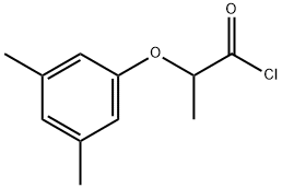 2-(3,5-dimethylphenoxy)propanoyl chloride Struktur